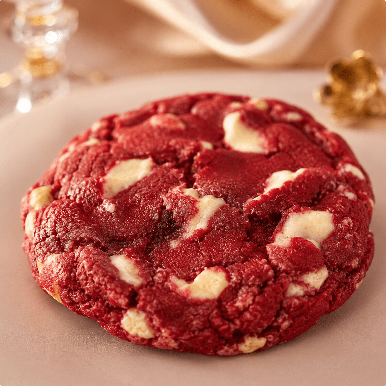 Cookie Velvet Vermelho